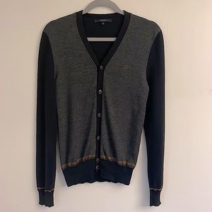 GUCCI Grey/Black Cardigan